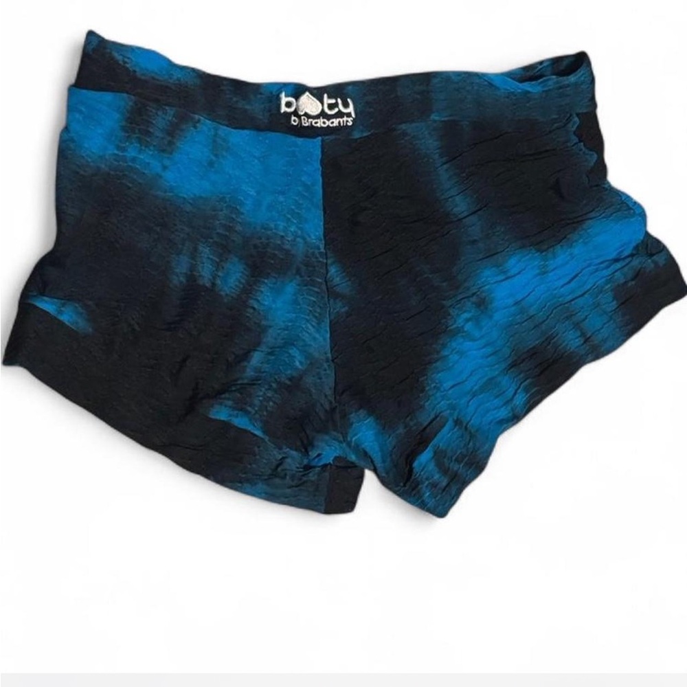 Blue and Black Tie Dye Booty by Brabant Shorts